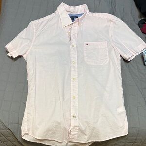 Tommy Hilfiger Light Pink Casual Button-Down Shirt